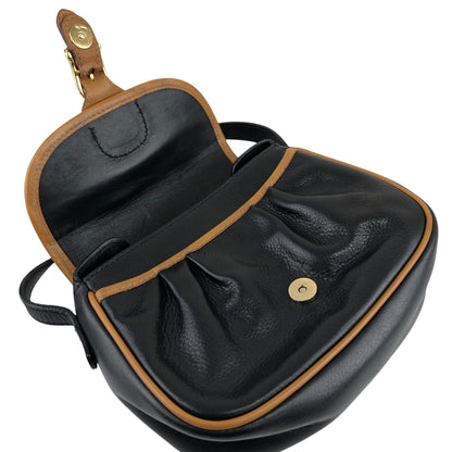 CELINE Blason 前扣肩背包 黑色復古 m2bms5