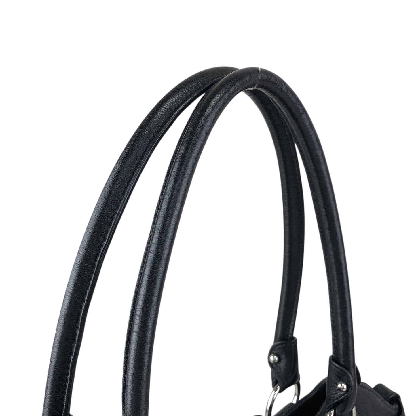 Salvatore Ferragamo Gancini Handbag Black Vintage 5aexwa