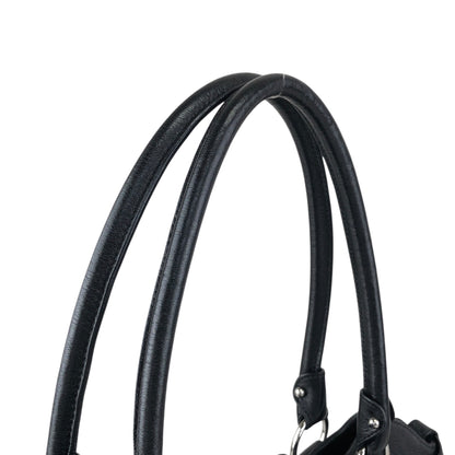 Salvatore Ferragamo Gancini Handbag Black Vintage 5aexwa