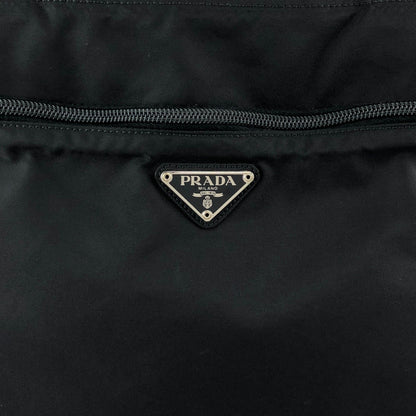 PRADA Tessuto Triangle Logo Totebag Black Vintage 4gi7mv