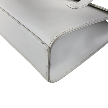 VALENTINO GARAVANI Logo Handbag White Vintage rfwnhz