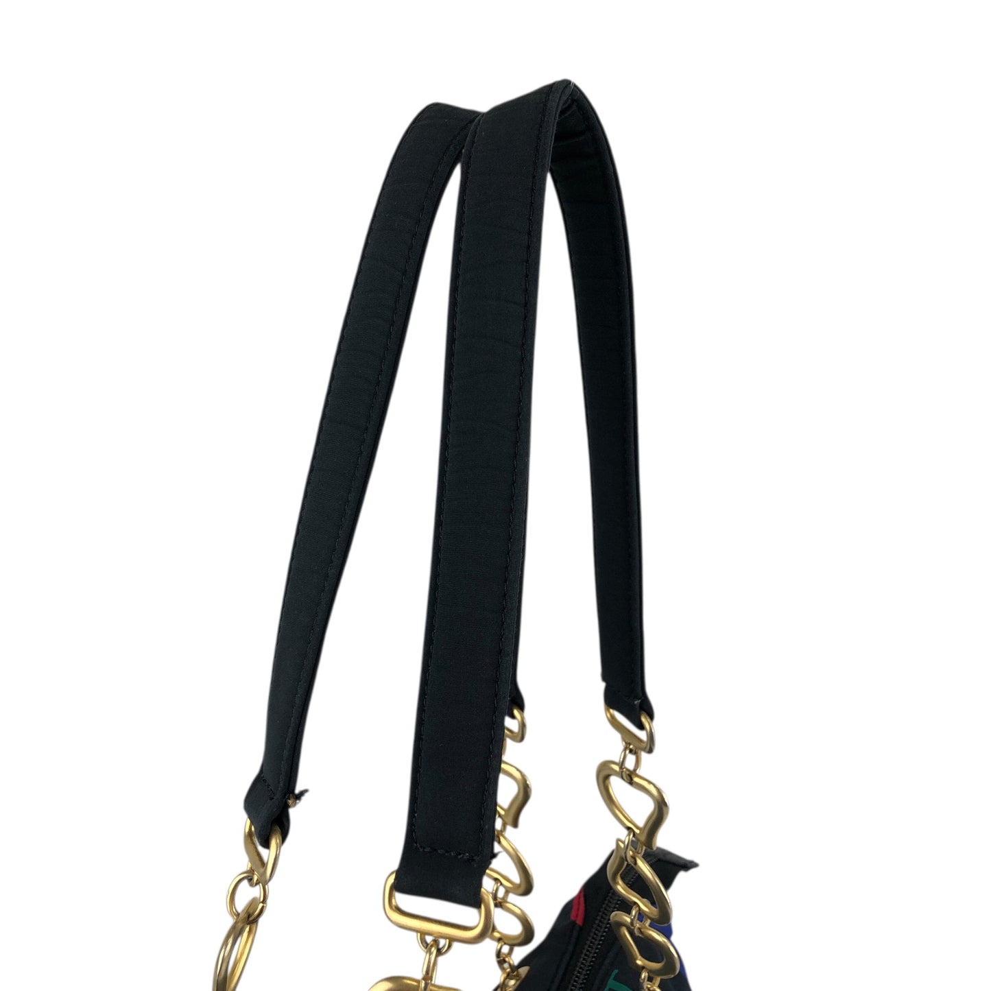 Yves Saint Laurent Logo Chain Totebag Black Vintage fniuvx