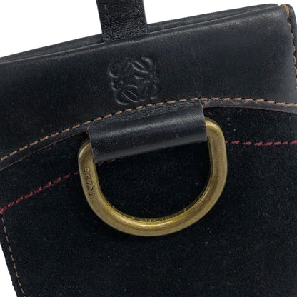 LOEWE Anagram Key Case Black Vintage baerut