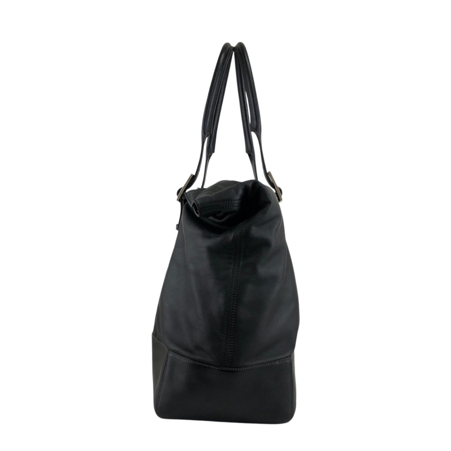 LOEWE Logo Handbag Black Vintage cs6yj7
