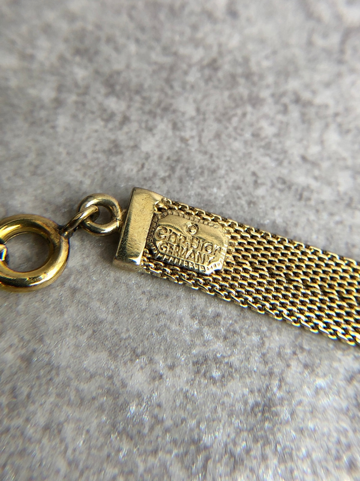Christian Dior Necklace Gold Vintage kebexa