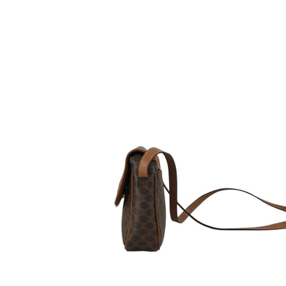 CELINE Macadam Blason  Shoulder bag Brown Vintage t38p84