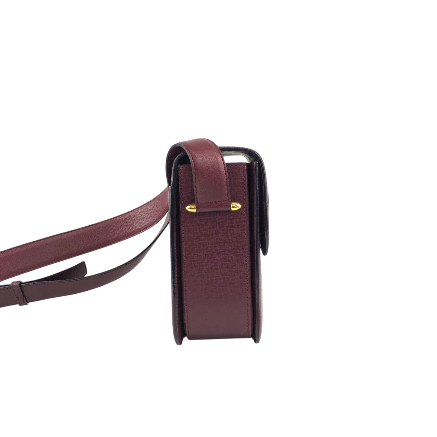 Cartier Turn Lock  Shoulder bag Bordeaux Vintage mjvugd