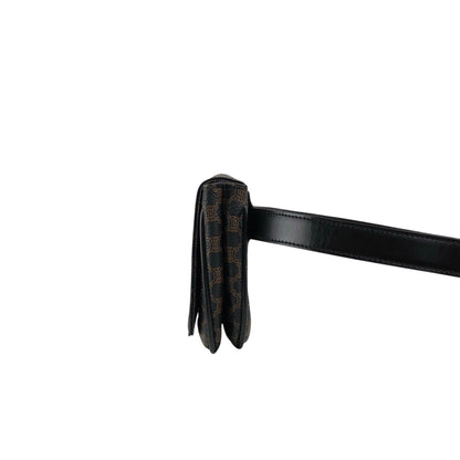 CELINE Macadam Sling bag Shoulder bag Black Vintage uwmfjs