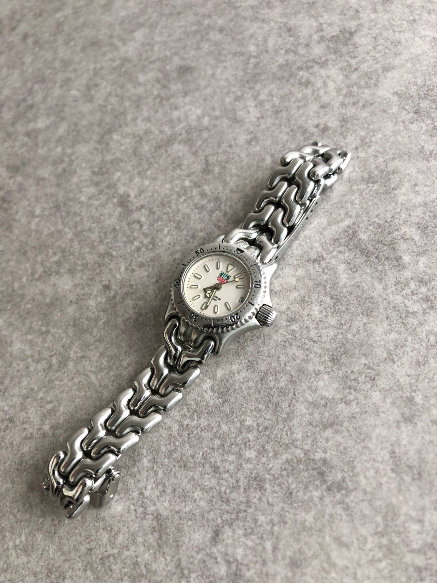 TAG HEUER Watch Silver S99.008 Vintage brgby6