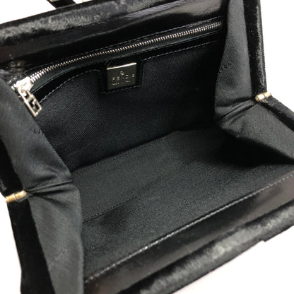 FENDI Handbag Shoulder bag Black Vintage m63dww