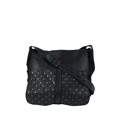 PRADA Triangle Logo Shoulder bag Black Vintage g37esw