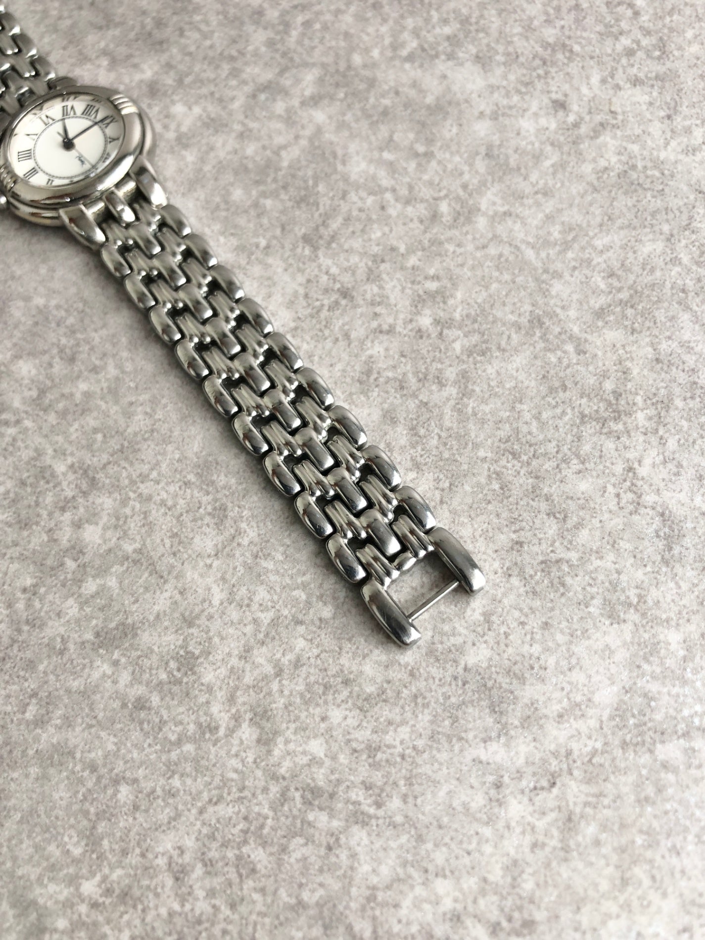 Yves Saint Laurent Quartz Watch Silver 5431-F45979 Vintage 7g55m6