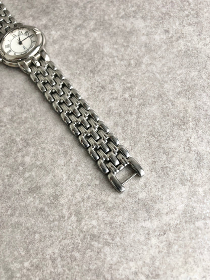 Yves Saint Laurent Quartz Watch Silver 5431-F45979 Vintage 7g55m6