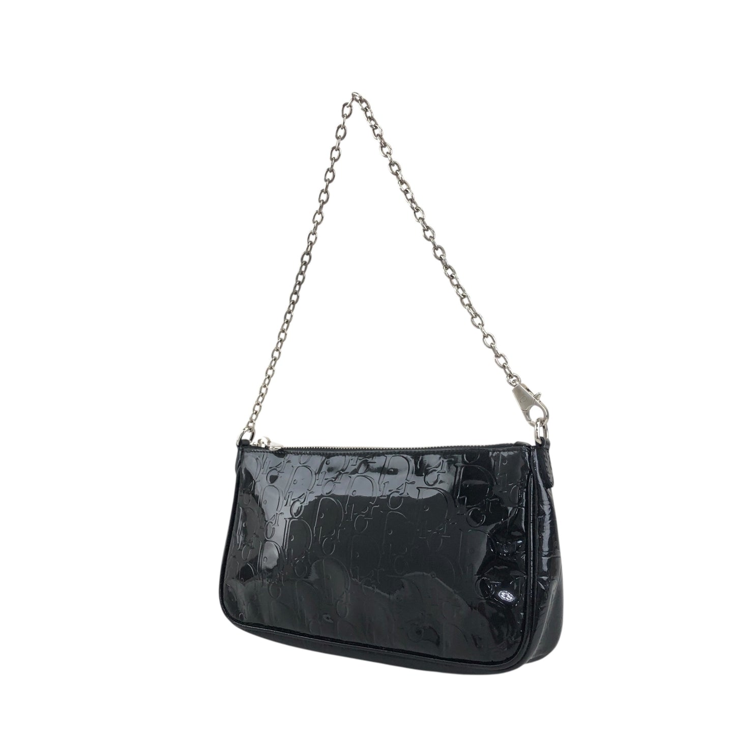 Christian Dior Trotter Small Chain Handbag Black Vintage 5zy6xf