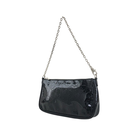 Christian Dior Trotter Small Chain Handbag Black Vintage 5zy6xf