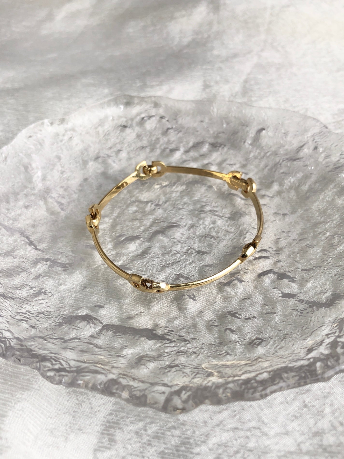 Christian Dior Bracelet Gold Vintage 62xt27