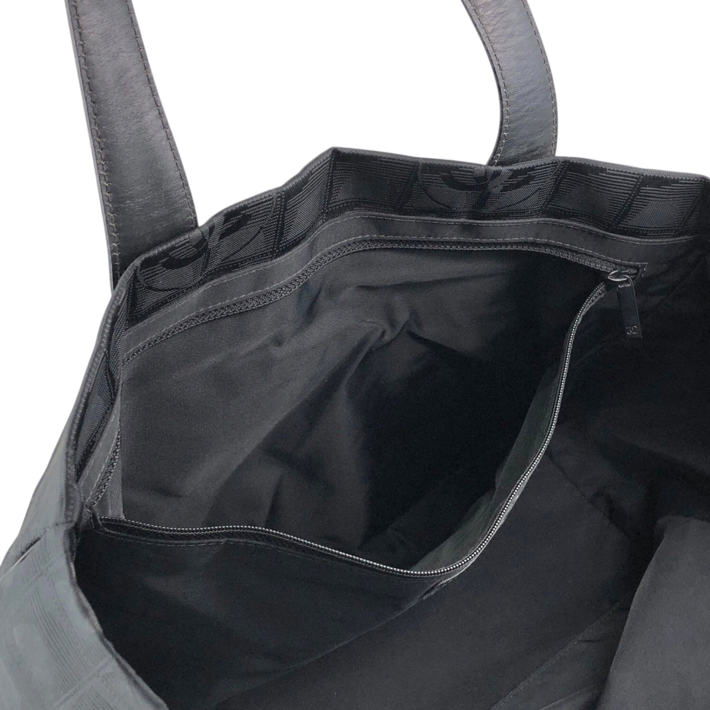 CHANEL New Travel Line Totebag Black Vintage wd2eic