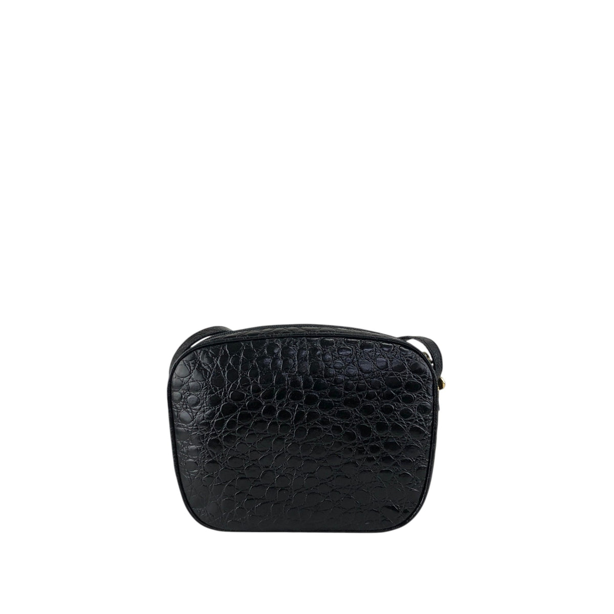 Salvatore Ferragamo Logo Shoulder bag Black Vintage 2vgt32