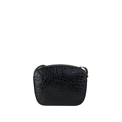 Salvatore Ferragamo Logo Shoulder bag Black Vintage 2vgt32