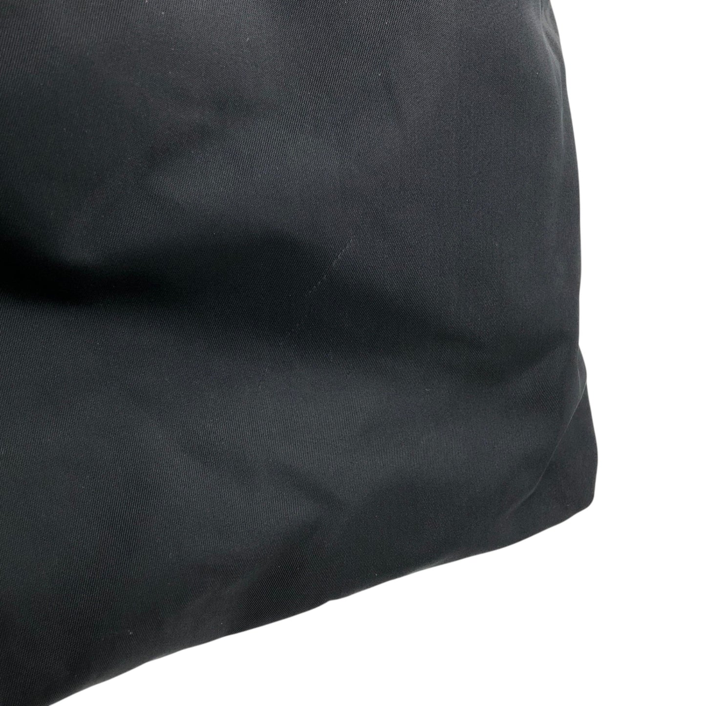 PRADA Tessuto Triangle Logo Handbag Totebag Black Vintage 6skxyh
