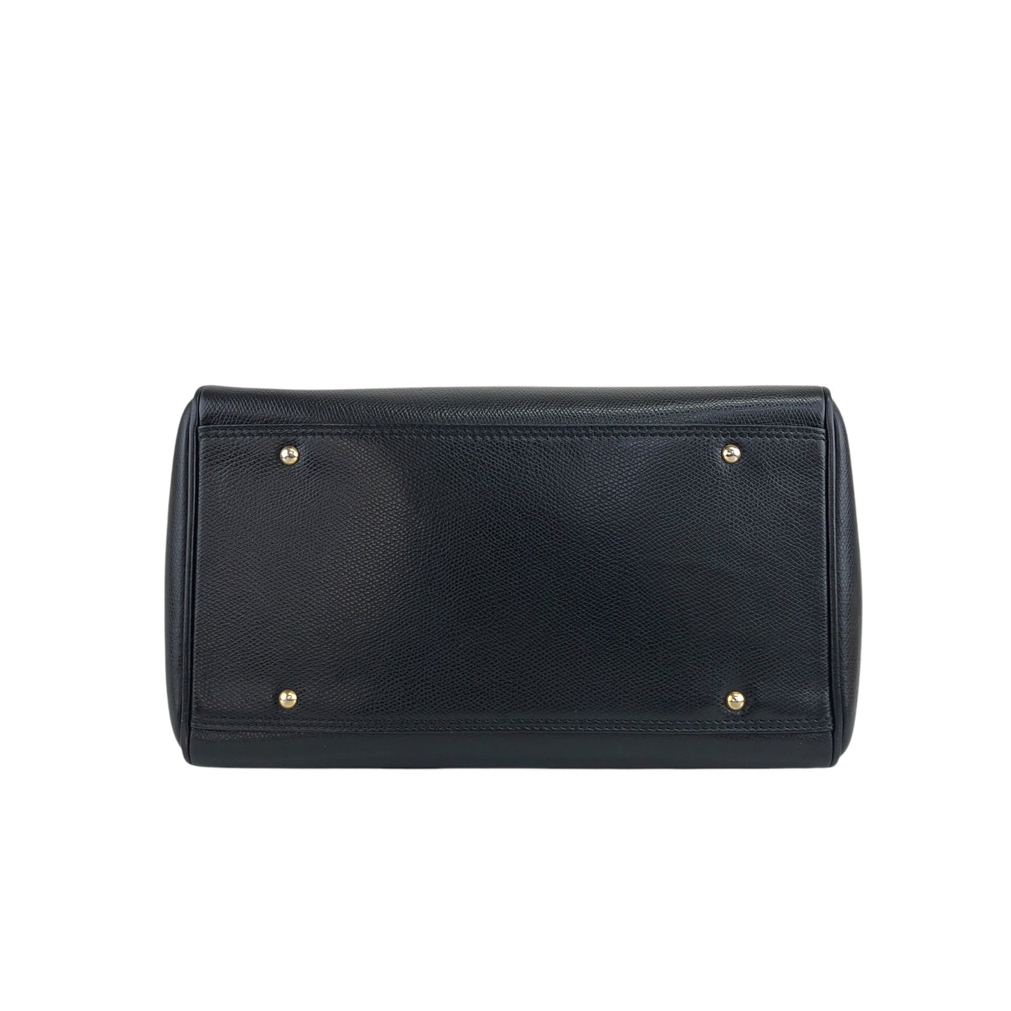 CELINE Logo Two-way Boston bag Shoulder bag Black Vintage 5423tg