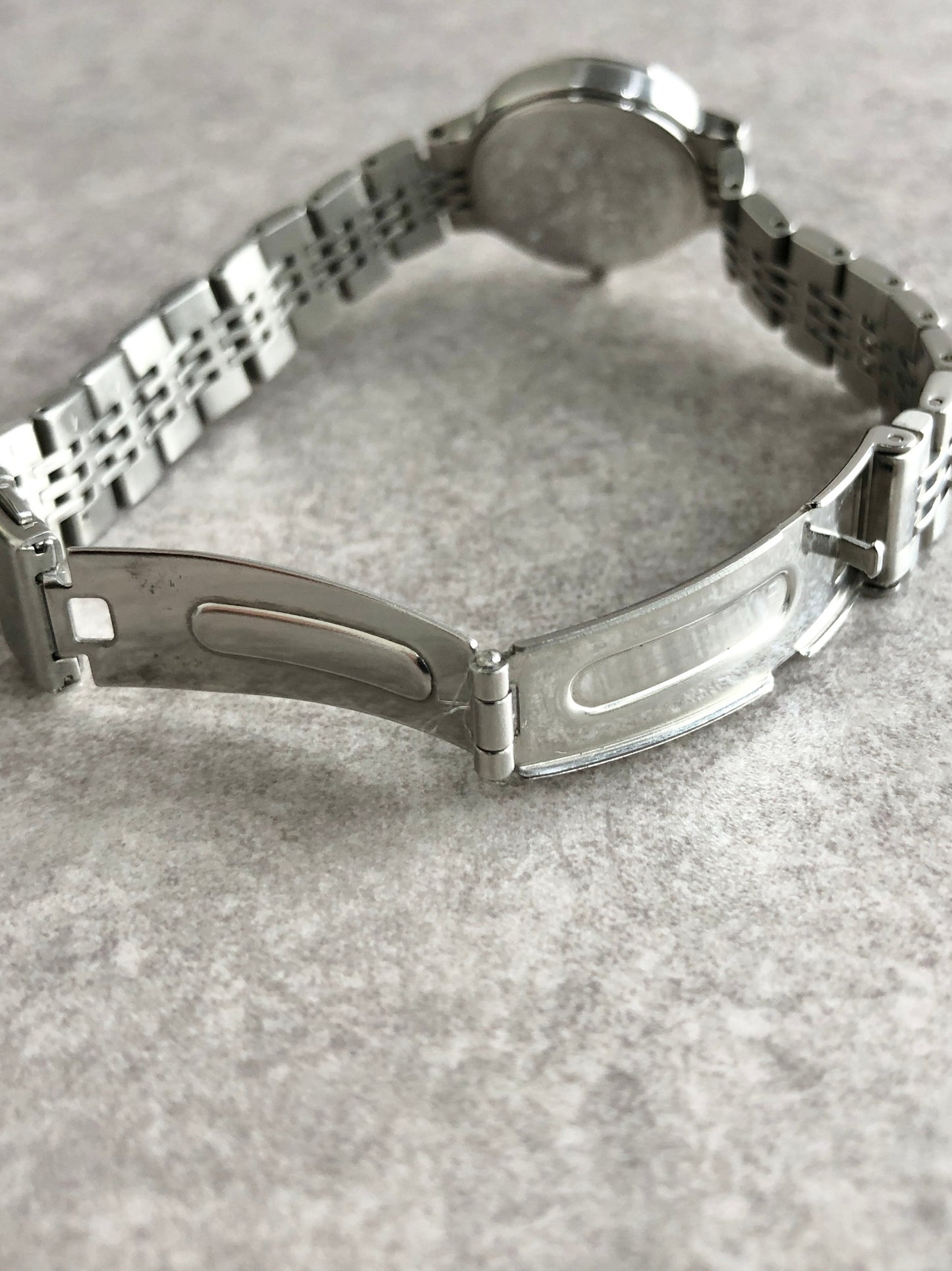 Yves Saint Laurent YSL Logo Watch Silver 5421-H17785 Vintage wivr8g