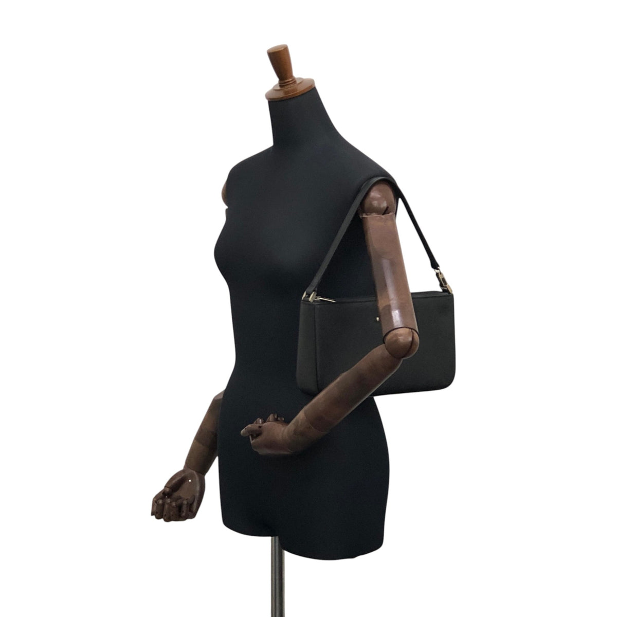 BURBERRY Logo Shoulder bag Black Vintage 6af2tn