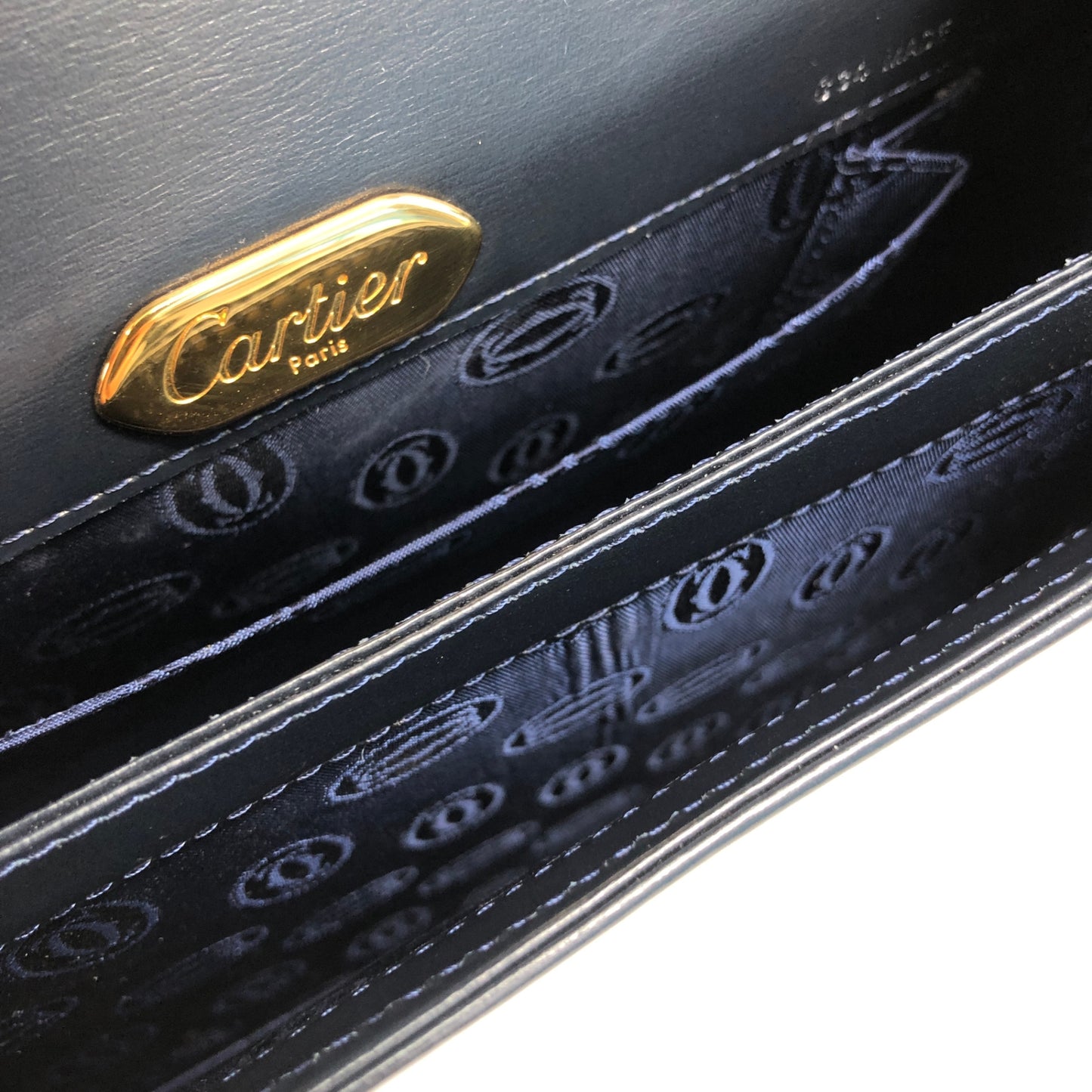 Cartier Shoulder bag Navy Vintage ckjmn2