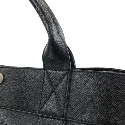 Yves Saint Laurent Logo Handbag Black Vintage 7pcndx