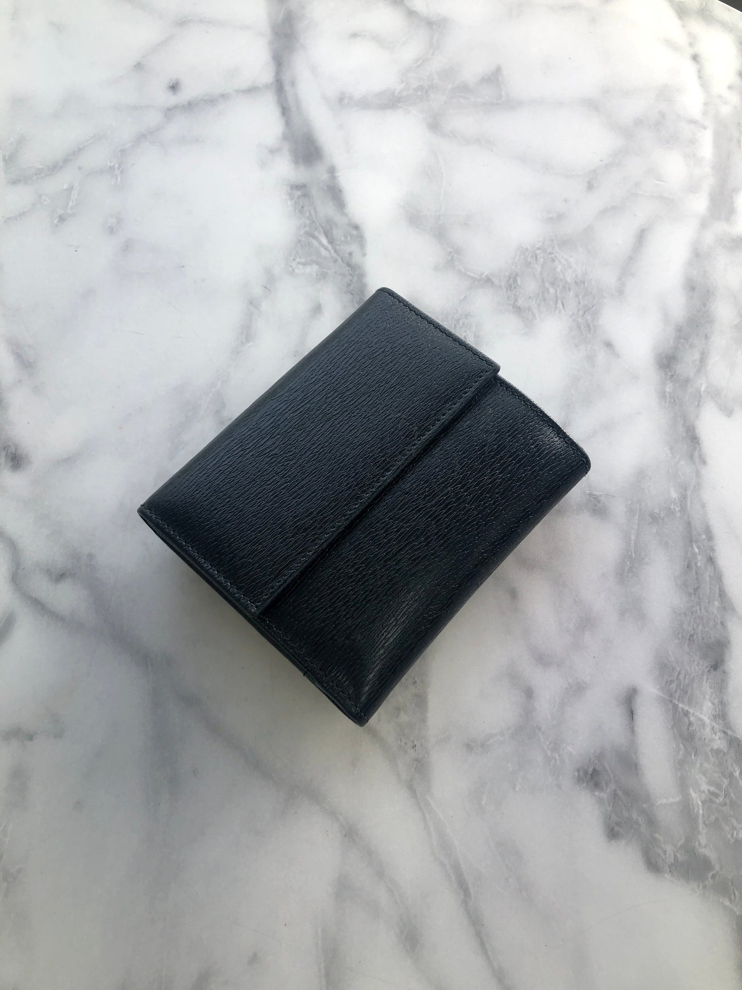 GUCCI Jackie Folded Wallet Black Vintage zawye6