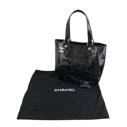 CHANEL Coco Mark Totebag Black Vintage xpyt38
