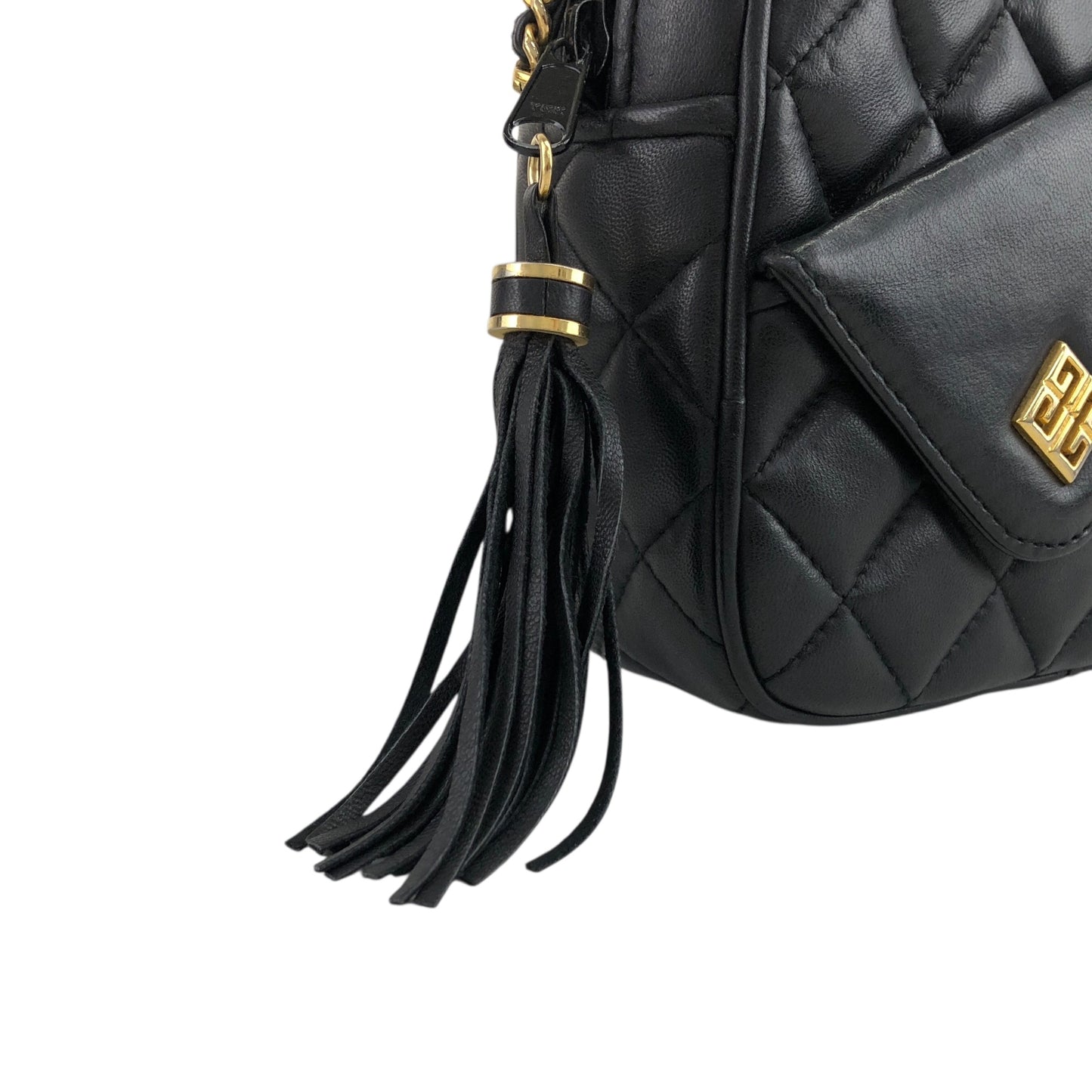 GIVENCHY Chain Shoulder bag Black Vintage miazi8