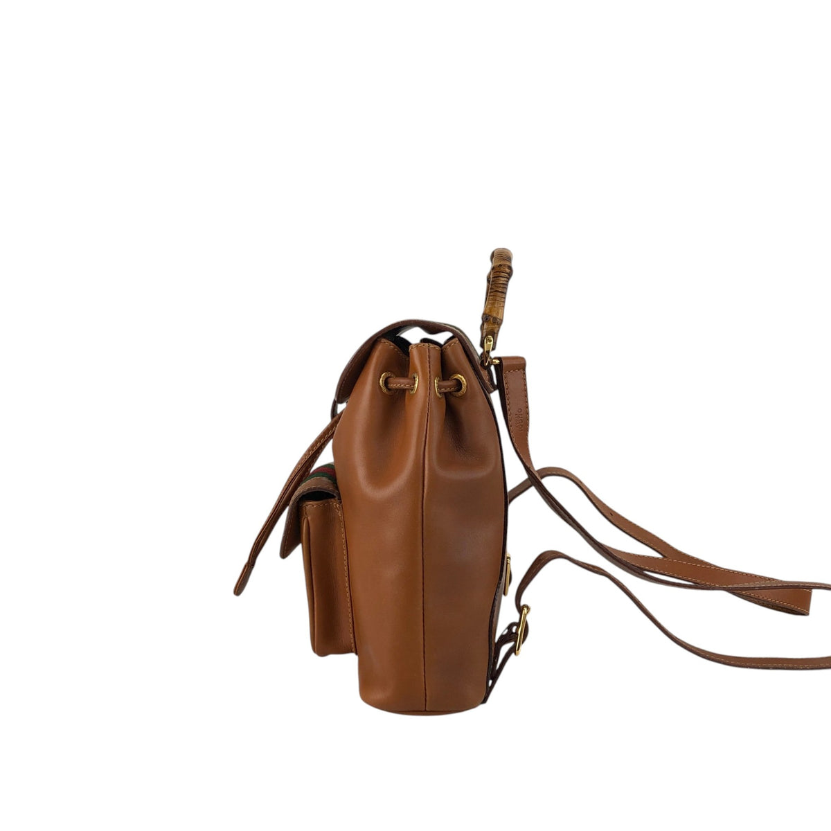 GUCCI Sherry Line Backpack Brown Vintage bedbja