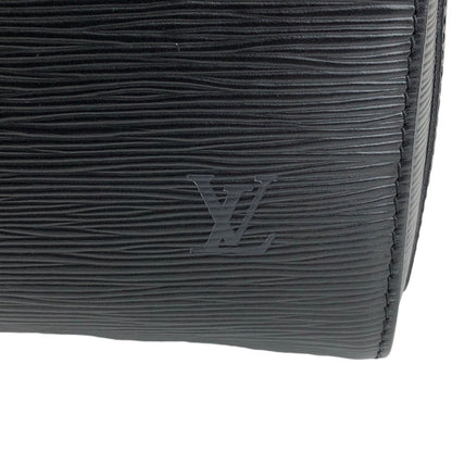 LOUIS VUITTON Epi Handbag Boston bag Black Vintage gciktm