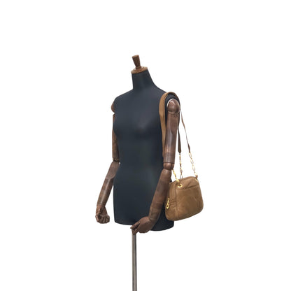 LOEWE Anagram Shoulder bag Brown Vintage 4a627g