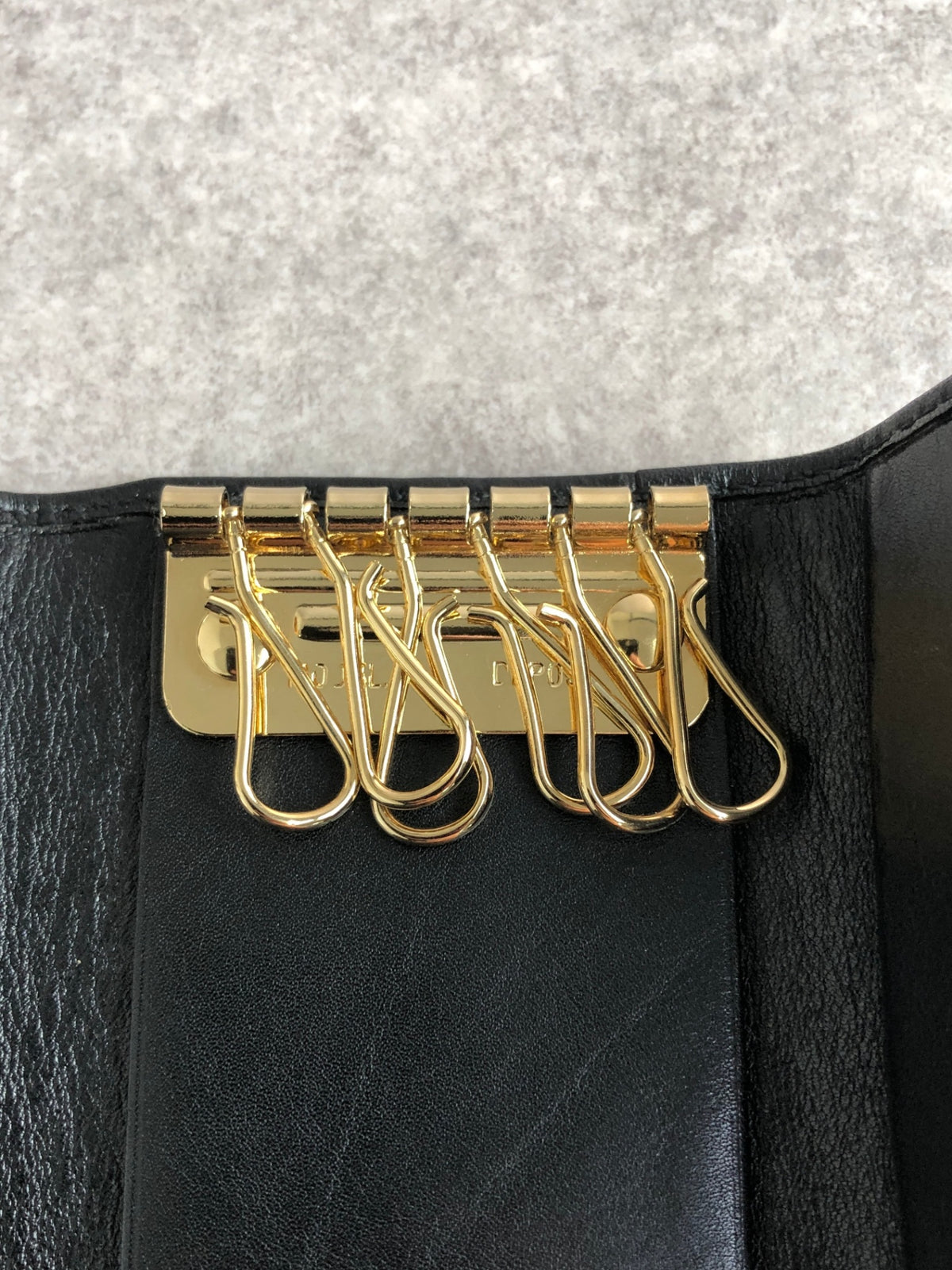 GUCCI Bamboo Key Case Black Vintage m4vr3k