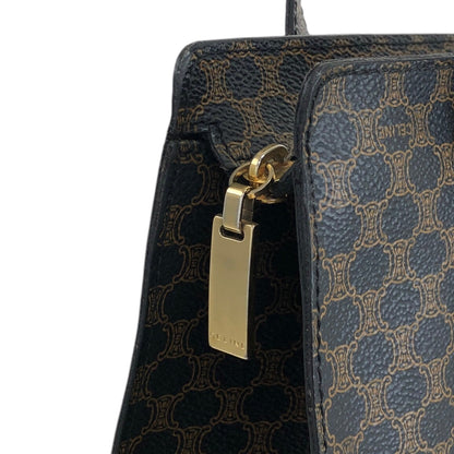 CELINE Macadam Shoulder bag Totebag Black Vintage dyyxs8