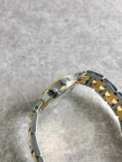 HERMES Quartz Watch Silver×Gold Vintage 7ahpvs