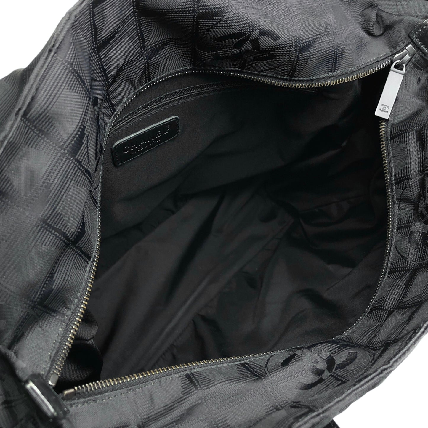 CHANEL New Travel Line Totebag Black Vintage udc3tm