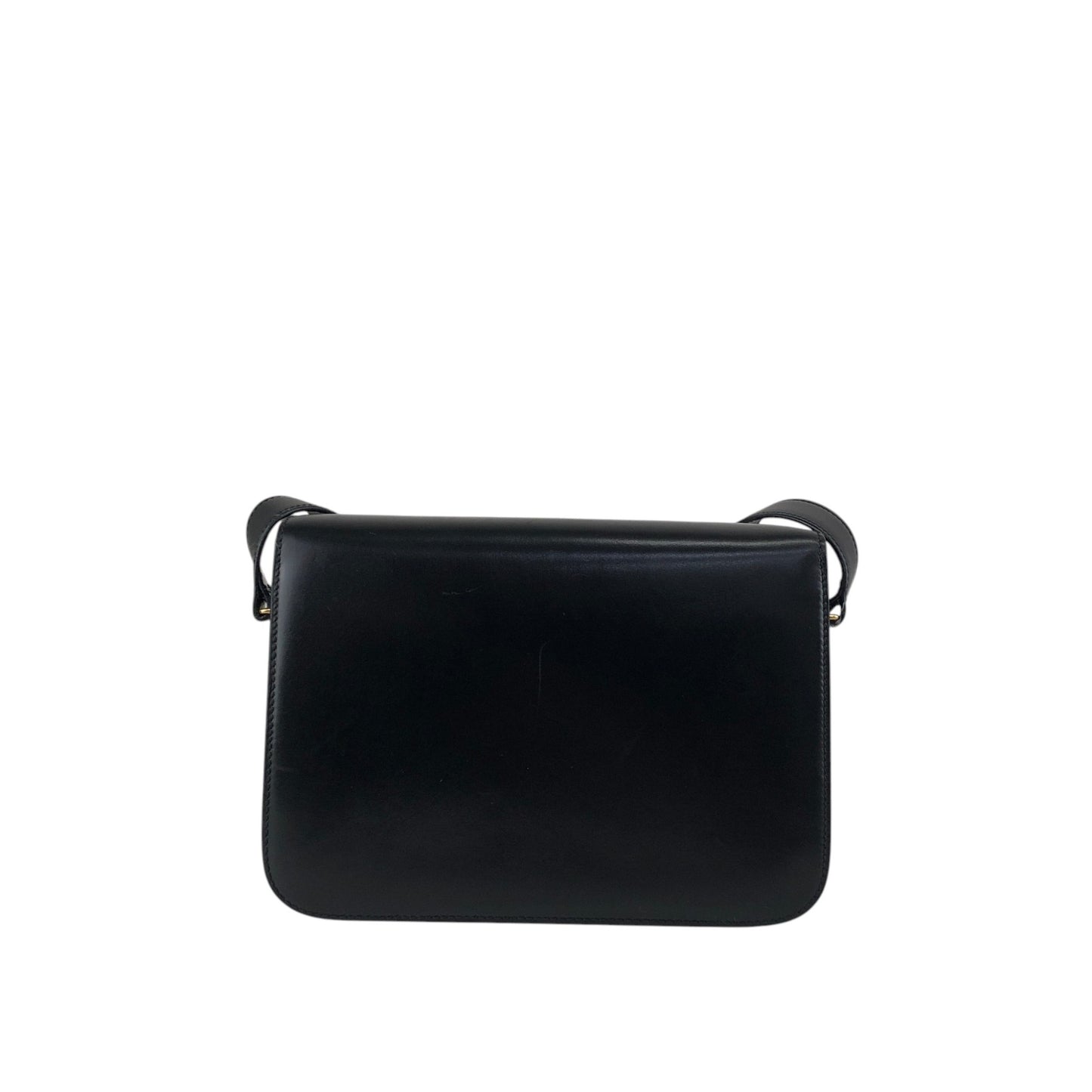CELINE Triomphe Shoulder bag Black Vintage hvk6su