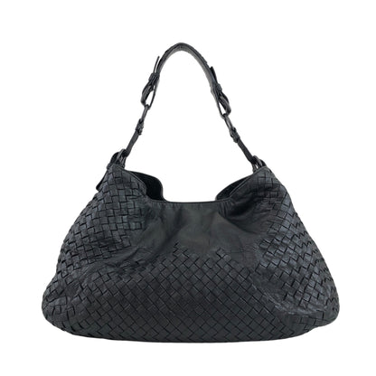 Bottega Veneta Intrecciato Shoulder bag Black Vintage 7fgs3j