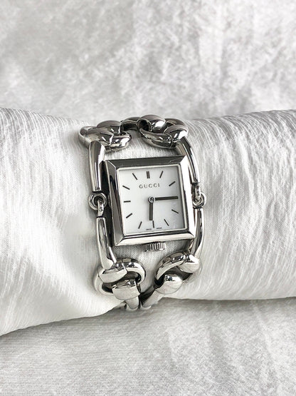 GUCCI Quartz Watch Silver116.3 Vintage irjv3i
