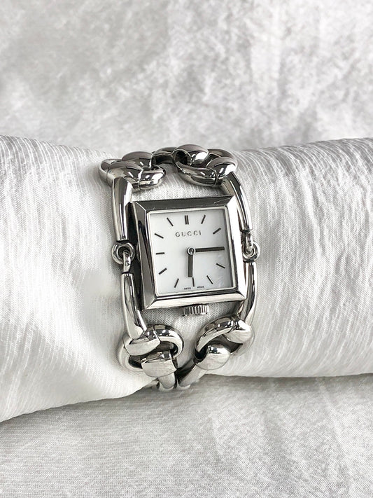GUCCI Quartz Watch Silver116.3 Vintage irjv3i