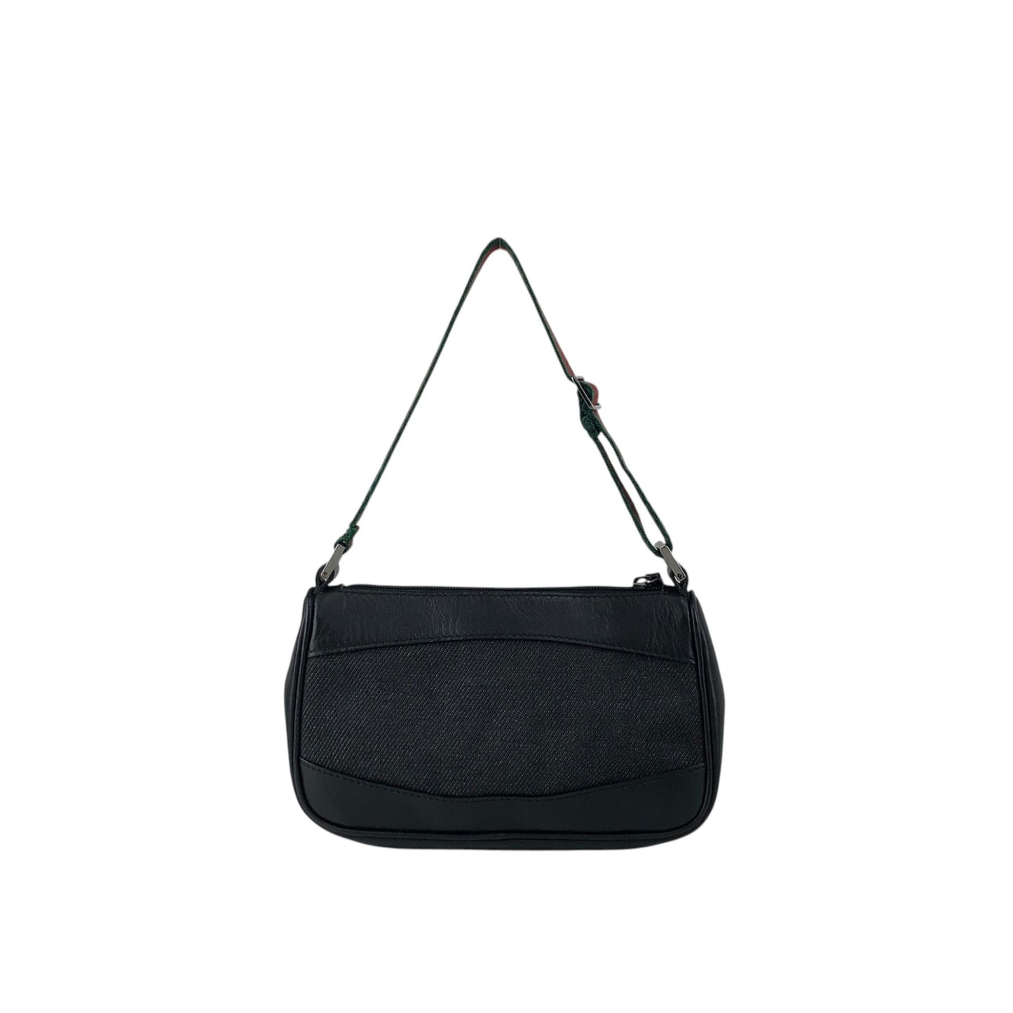 GUCCI Sherry Line Handbag Black Vintage zbzjgu