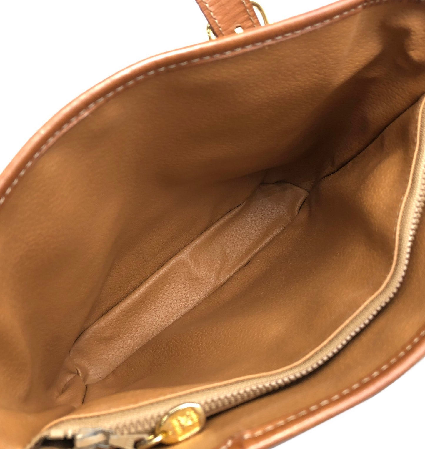 CELINE Macadam Blason Handbag Shoulder bag Brown Vintage 68dy6u