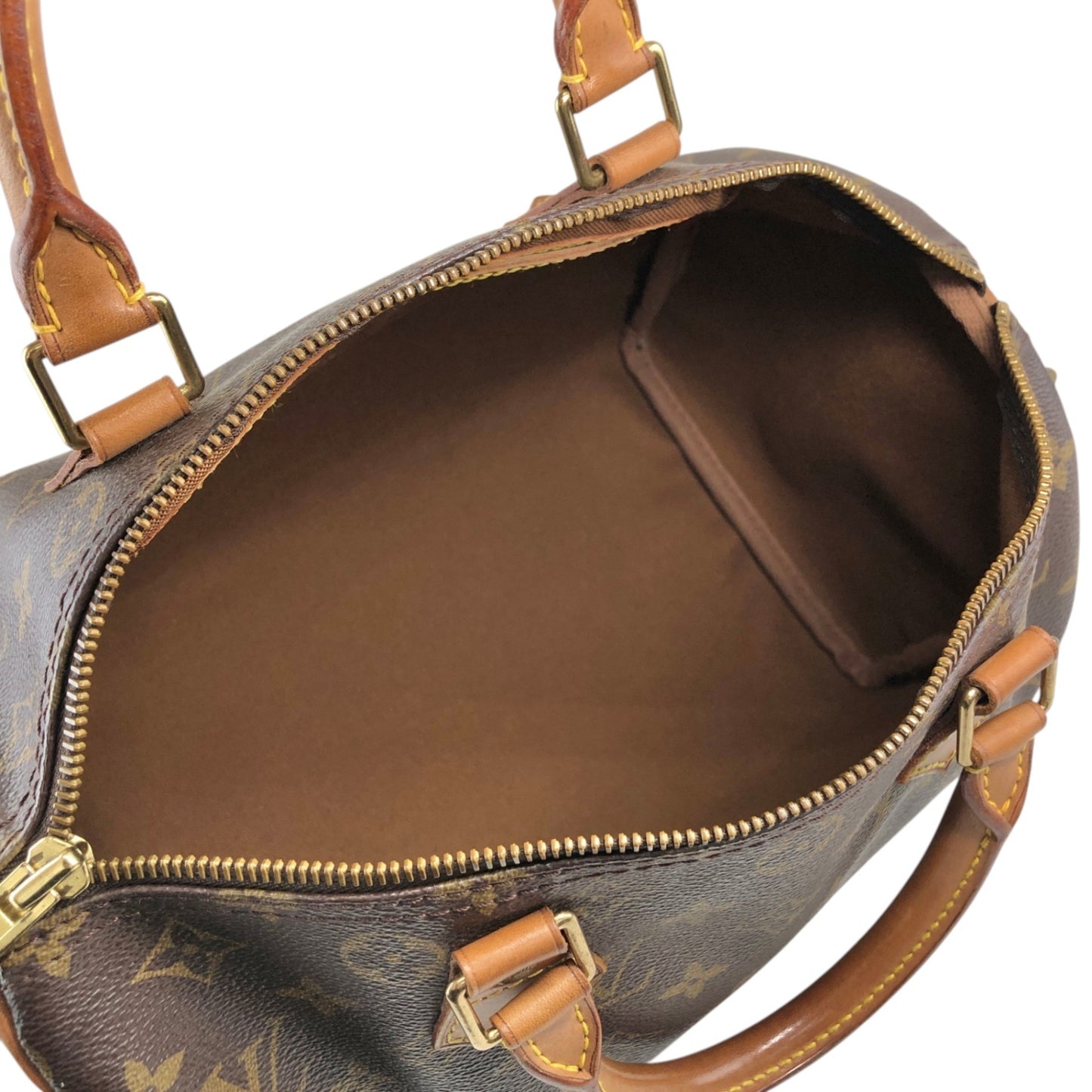 LOUIS VUITTON Monogram Boston bag Handbag Brown Vintage ancjxg