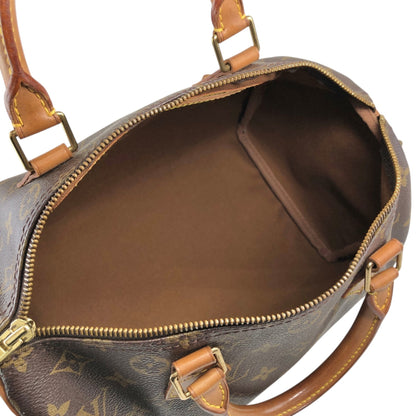 LOUIS VUITTON Monogram Boston bag Handbag Brown Vintage ancjxg