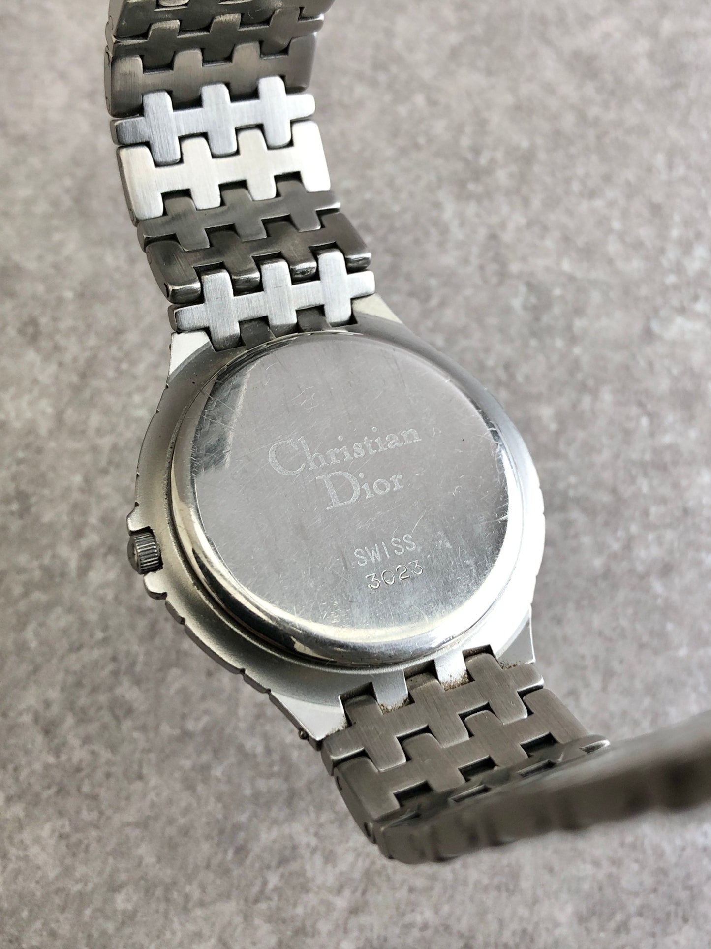 Christian Dior Watch Silver Vintage bjufnr