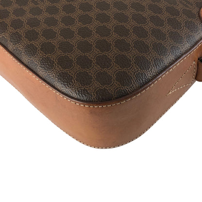 CELINE Macadam Blason Shoulder bag Brown Vintage bp2ksi