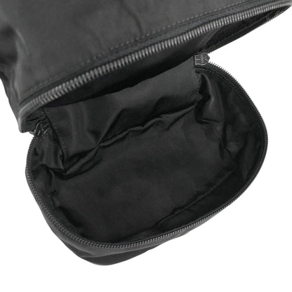 PRADA Tessuto Triangle Logo Drawstring Small Handbag Black Vintage bebvsv